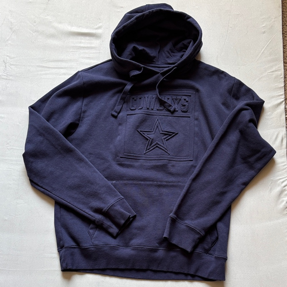 NFL Embroidered Navy Hoodie
